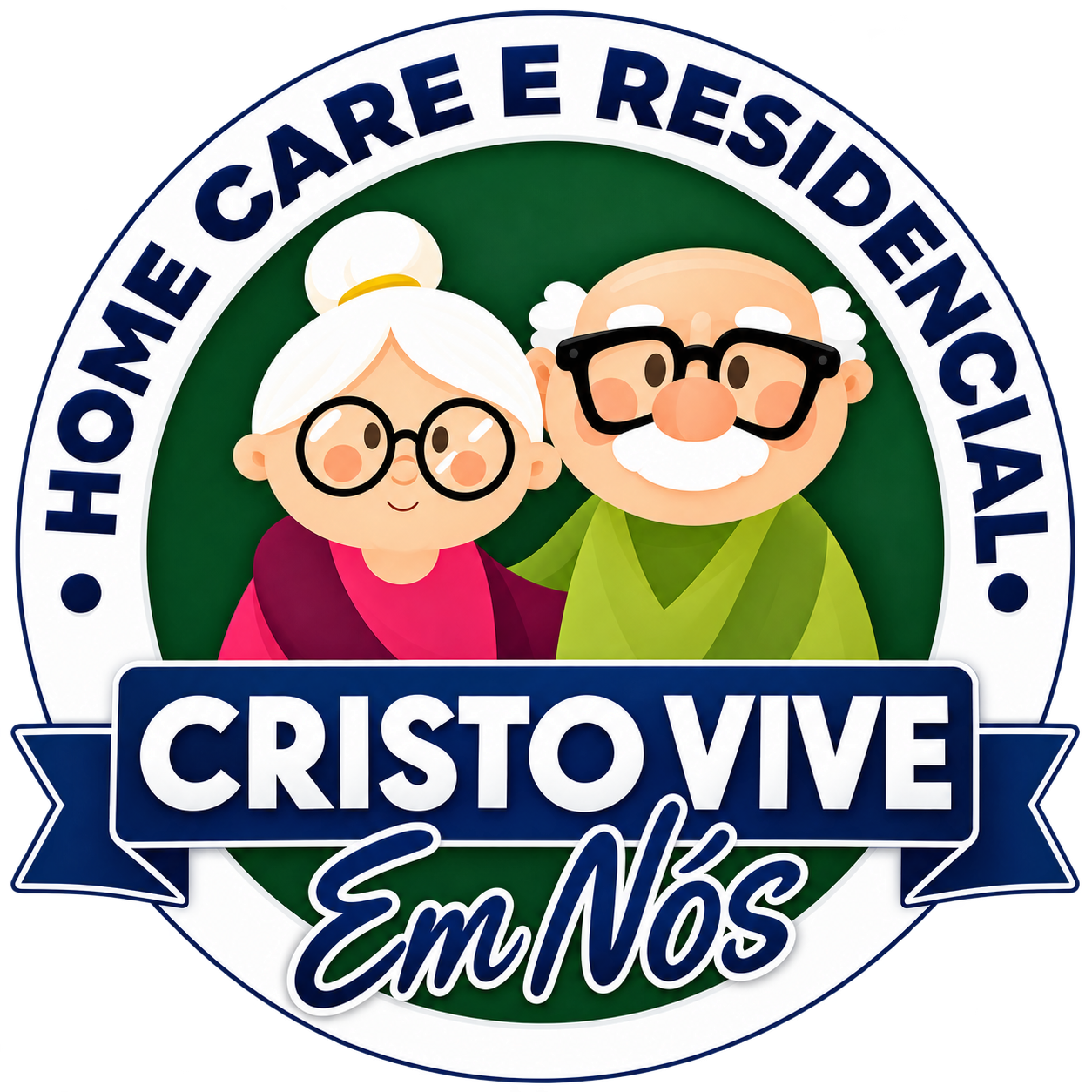 Emblema Cristo Vive em Nós